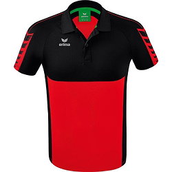 Erima Six Wings Polo Heren - Rood / Zwart