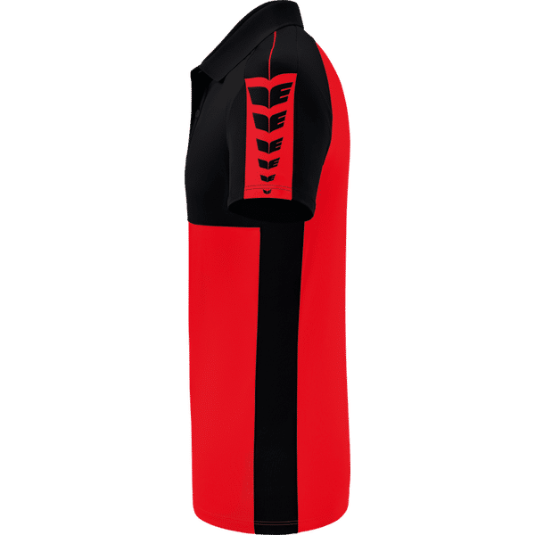 Erima Six Wings Polo Hommes - Rouge / Noir