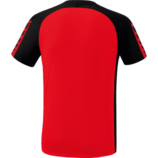 Erima Six Wings T-Shirt Kinderen - Rood / Zwart