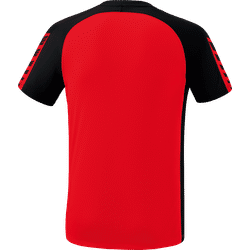 Voorvertoning: Erima Six Wings T-Shirt Kinderen - Rood / Zwart