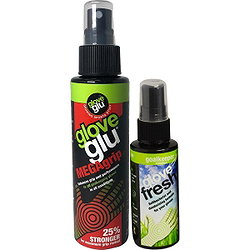 Glove Glu Grip 'N' Fresh - Noir