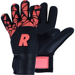 Real Spyder 2 Gants De Gardien Enfants - Noir / Rouge Fluo