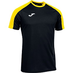 Joma Eco-Championship Maillot Manches Courtes Hommes - Noir / Jaune