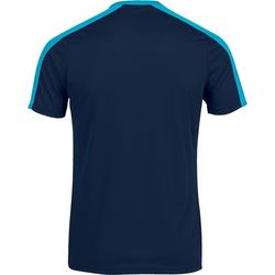 Voorvertoning: Joma Eco-Championship Shirt Korte Mouw Heren - Marine / Fluor Turquoise