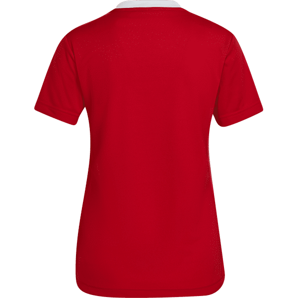 Adidas Entrada 22 Maillot Manches Courtes Femmes - Rouge