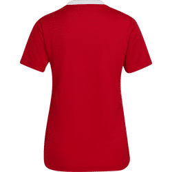 Voorvertoning: Adidas Entrada 22 Shirt Korte Mouw Dames - Rood