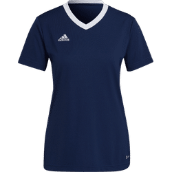 Voorvertoning: Adidas Entrada 22 Shirt Korte Mouw Dames - Marine
