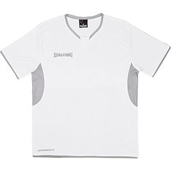 Spalding Maillot De Shooting Enfants - Blanc / Argent