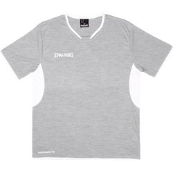 Spalding Shooting Shirt Heren - Grijs Gemeleerd / Wit