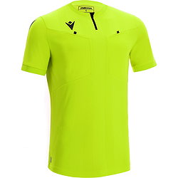 Macron Dienst Scheidsrechtersshirt Korte Mouw Heren - Fluogeel