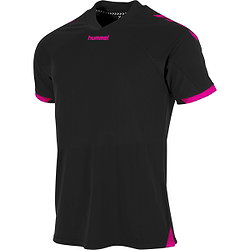 Hummel Fyn Maillot Manches Courtes Enfants - Noir / Magenta