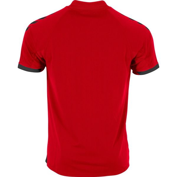 Hummel Fyn Shirt Korte Mouw Kinderen - Rood / Zwart