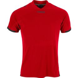 Voorvertoning: Hummel Fyn Shirt Korte Mouw Kinderen - Rood / Zwart