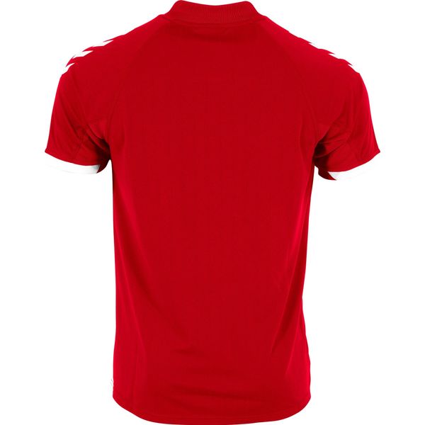 Hummel Fyn Shirt Korte Mouw Kinderen - Rood / Wit