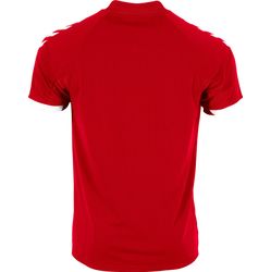 Voorvertoning: Hummel Fyn Shirt Korte Mouw Kinderen - Rood / Wit