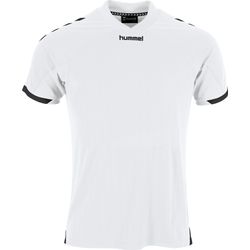 Voorvertoning: Hummel Fyn Shirt Korte Mouw Kinderen - Wit / Zwart