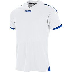 Hummel Fyn Shirt Korte Mouw Kinderen - Wit / Royal