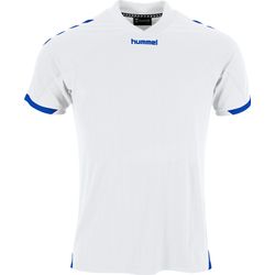 Voorvertoning: Hummel Fyn Shirt Korte Mouw Kinderen - Wit / Royal