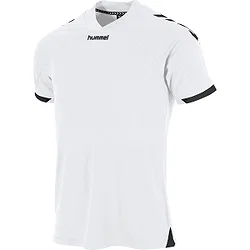 Hummel Fyn Maillot Manches Courtes Hommes - Blanc / Noir