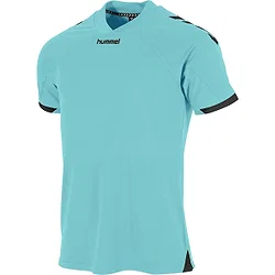 Hummel Fyn Maillot Manches Courtes Hommes - Menthe / Noir