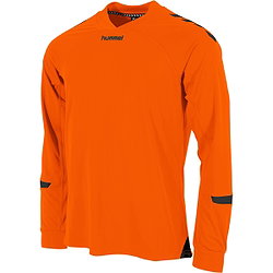 Hummel Fyn Voetbalshirt Lange Mouw Kinderen - Oranje / Zwart