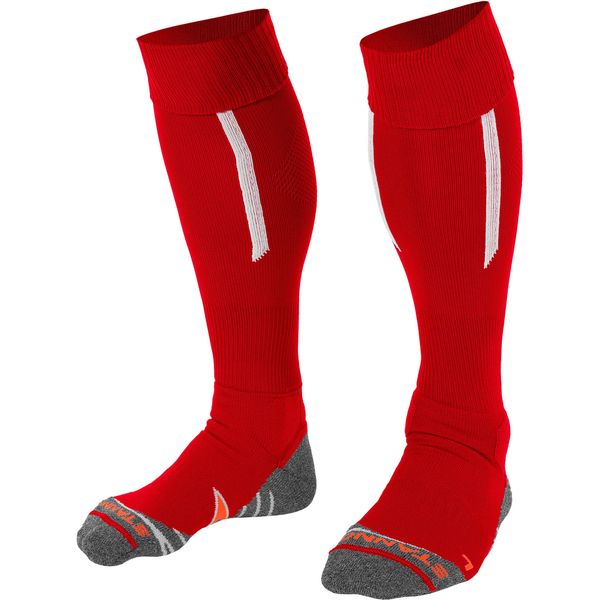 Stanno Forza II Chaussettes De Football - Rouge / Blanc