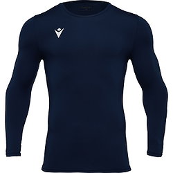 Macron Holly Tech Underwear Shirt Lange Mouw Kinderen - Marine