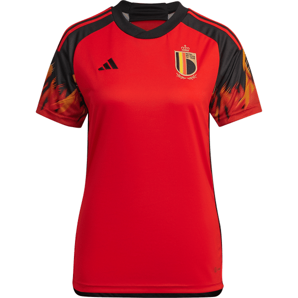Adidas België Thuisshirt 2022-2024 Dames - Rood / Zwart