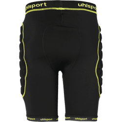 Voorvertoning: Uhlsport Bionikframe Padded Shorts Heren - Zwart / Fluogeel
