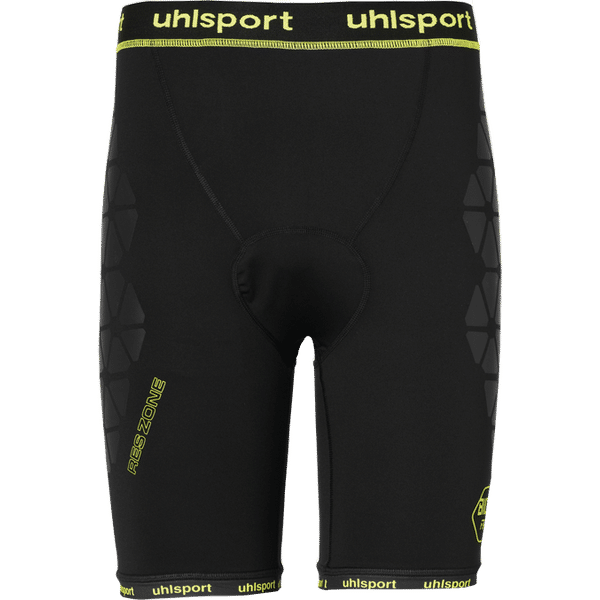 Uhlsport Bionikframe Unpadded Shorts Heren - Zwart / Fluogeel