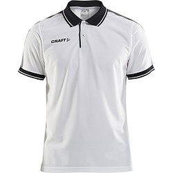 Craft Pro Control Poloshirt Herren - Weiß / Schwarz