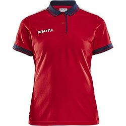 Craft Pro Control Polo Dames - Rood / Marine