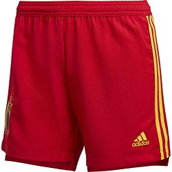 Adidas Red Flames België Thuisshort 2022-2023 Dames - Rood / Geel