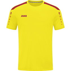 Jako Power Shirt Korte Mouw Heren - Geel / Rood
