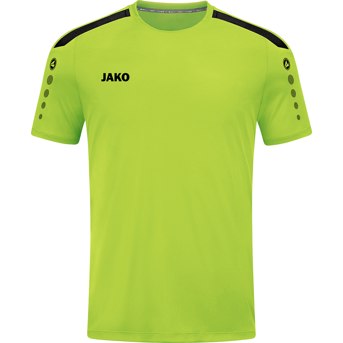 Jako Power Shirt Korte Mouw Voor Heren Fluo Groen Teamswear