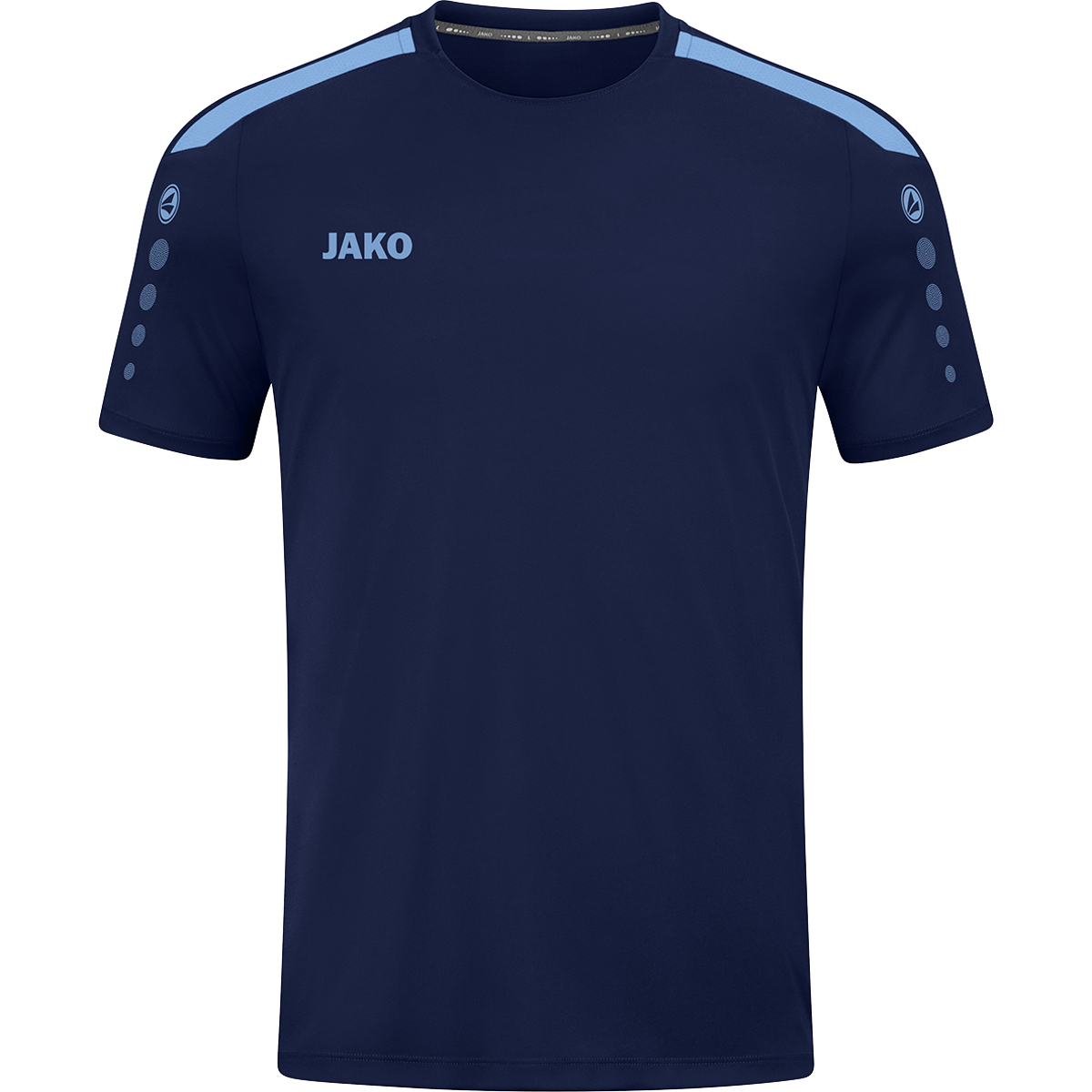 JAKO Jersey Power Manica Corta - Maglia Sportiva Unisex Per Bambini, In Poliestere Riciclato, KeepDry