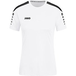 Jako Power Shirt Korte Mouw Dames - Wit