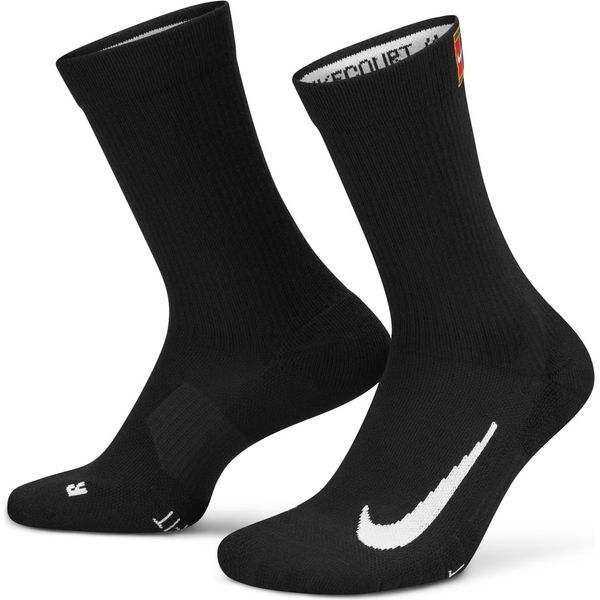 hout Gehoorzaamheid fee Nike Court Multiplier 2 Paar Tennissokken | Zwart | Teamswear