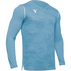 Macron Ares Maillot De Gardien Manches Longues Hommes - Bleu Ciel / Blanc