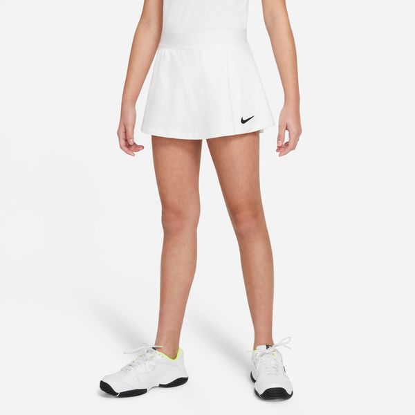 Nike Victory Tennisrokje voor Kinderen | Wit | Teamswear