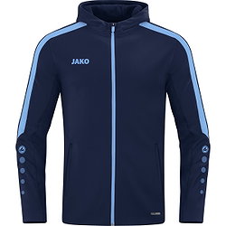 Jako Power Hoodie Heren - Marine / Hemelsblauw