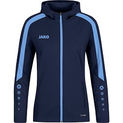 Jako Power Sweat À Capuche Femmes - Marine / Bleu Ciel