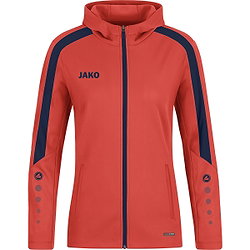 Jako Power Hoodie Damen - Flame / Marine
