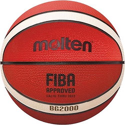 Molten B6g2000 (Size 6) Basketball Damen - Orange