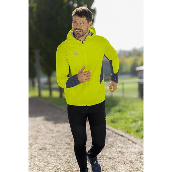 Erima Racing Veste Running pour Hommes Jaune Fluo Teamswear