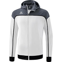 Erima Change Veste D'entraînement À Capuche Enfants - Blanc / Slate Grey / Noir