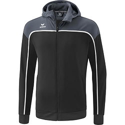 Erima Change Trainingsjack Met Capuchon Kinderen - Zwart / Slate Grey / Wit