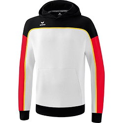 Erima Change Sweat À Capuche Enfants - Blanc / Noir / Rouge