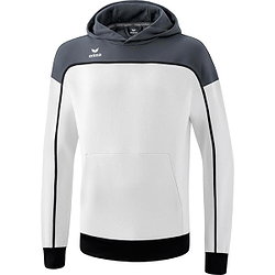 Erima Change Sweatshirt Met Capuchon Heren - Wit / Slate Grey / Zwart
