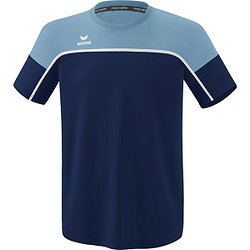 Erima Change T-Shirt Kinderen - New Navy / Faded Denim / Wit
